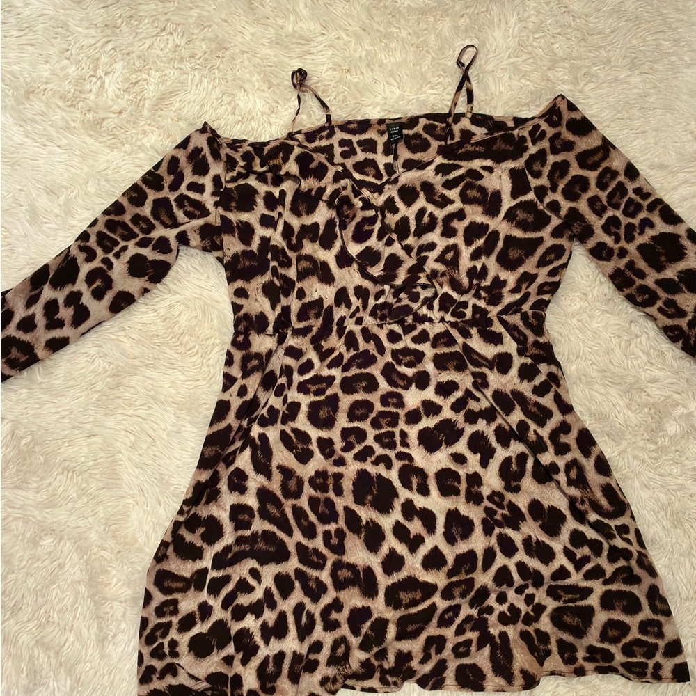 SHEIN Curve Animal Print Dress
